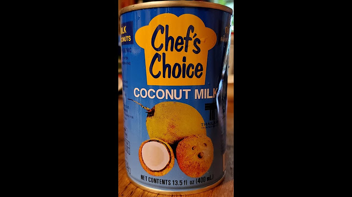 Chefs choice coconut milk