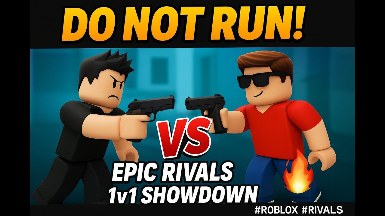 DO NOT RUN in RIVALS! Epic 1v1 Win 🔥 #roblox #rivals #memes # ...