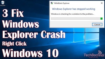 Windows Explorer Crashes on Right Click - 3 Fix