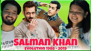 Salman Khan Evolution (1988-2019) | Bollywood | Reaction