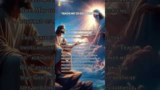 Teach Me To Do Your Will highlights bible biblia