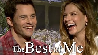 James Marsden & Michelle Monaghan Sing a Duet & Play Trivia  Best of Me Interview