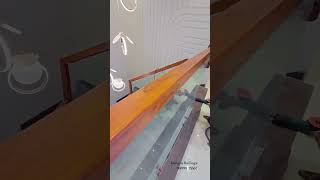 Aluminum Glass Railings with point system #interiordesign #aluminiumrailing #homedecor #home