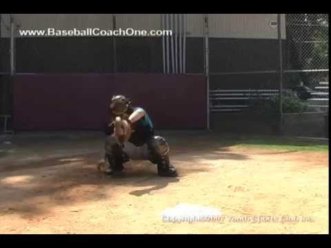 Catching Position Baseball Tip 58-The Catching Position/Advanced Technique/Framing - YouTube
