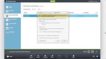 Virtual Machines - Windows Azure
