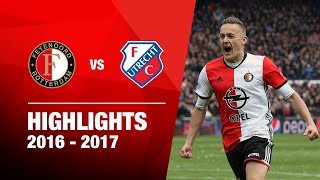 Highlights | Feyenoord - FC Utrecht | Eredivisie 2016-2017
