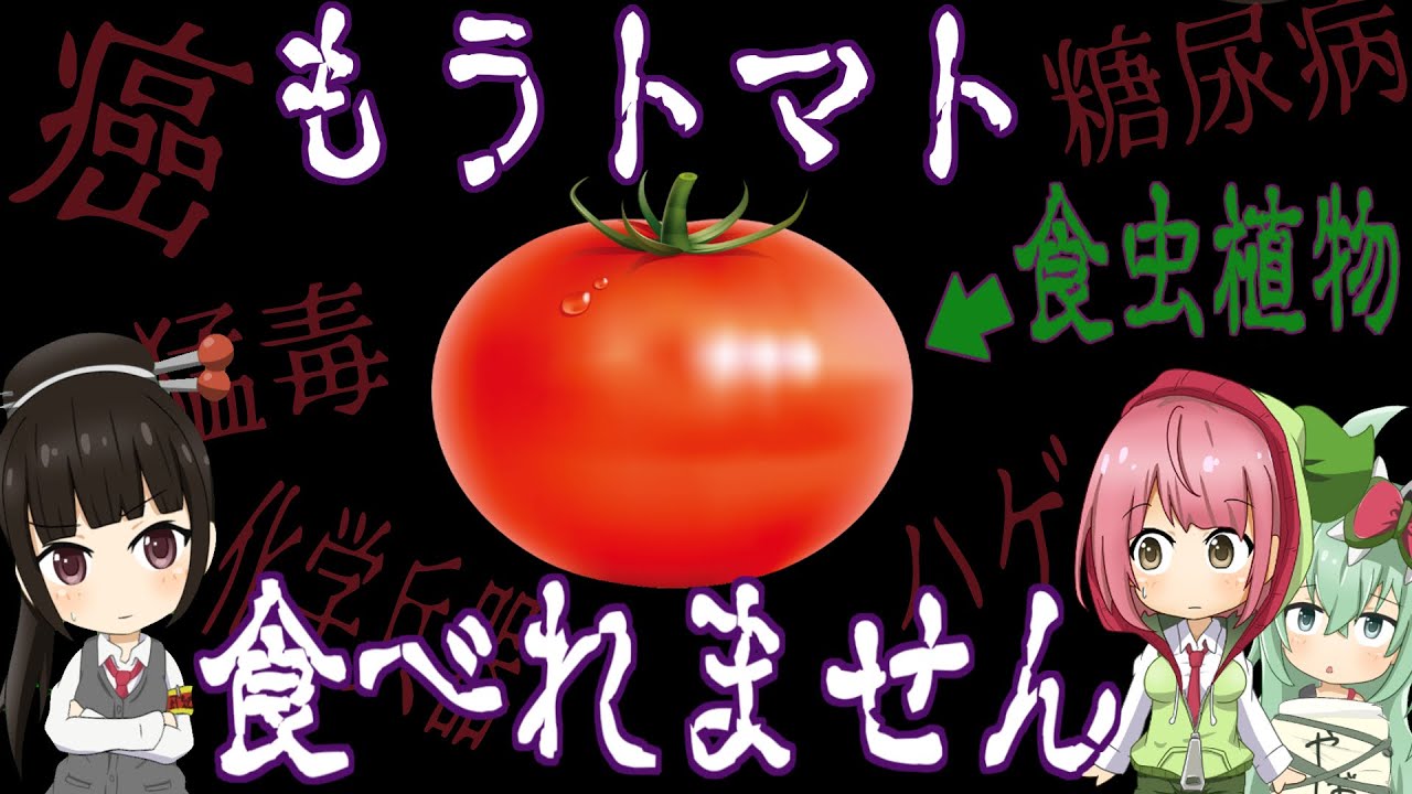 トマトは食虫植物 それ以上に怖いトマトを食べない方がいい理由 食虫植物tv Youtube