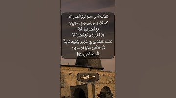 سورة الصف الآية ١٤ بصوت الشيخ محمد صديق المنشاوي