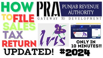 How to file PRA IRIS Sales Tax Return 2024