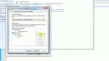 Add Arabic language to your keyboard (Windows 7)