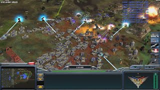 Laser ( Shockwave Mod )  Command & Conquer Generals Zero Hour  1 vs 3 HARD Gameplay