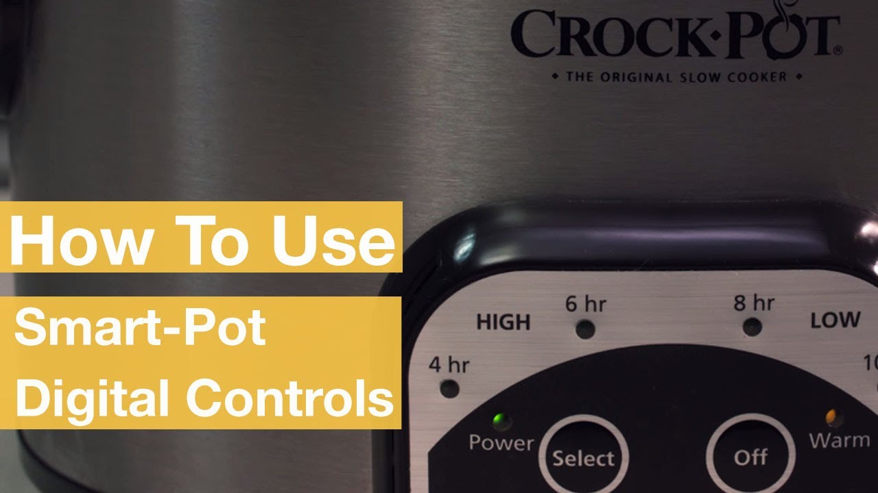 Crock Pot SCCPVP400-PY Smart-Pot 4-Quart Digital Slow Cooker