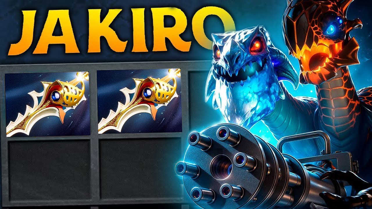 Jakiro in 7.40c Patch🔥🔥 x2 Divine Rapiers Brutal Right Click 55Kills Dota 2