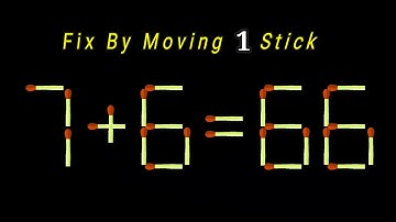 United States | Fix The Equation by Moving 1 Stick Only | Matchstick Puzzle | thony official