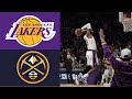 Lakers vs nuggets  lakers gametimetv  lakers highlights  game 4  west 1st round playoffs