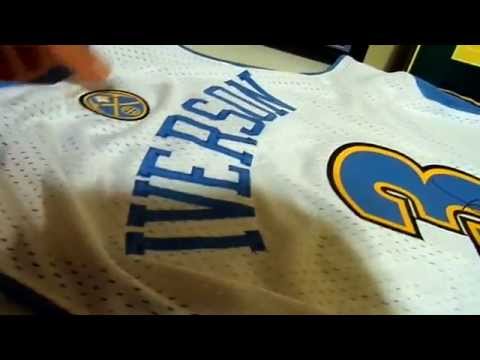 Allen Iverson Signed Home Nuggets Swingman Jersey Review