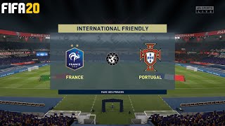 FIFA 20 ! France Vs Portugal ! International Friendly Match  | Full MATCH