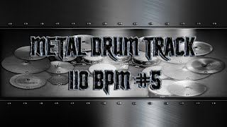 Simple Straight Metal Drum Track 110 BPM | Preset 3.0 (HQ,HD)