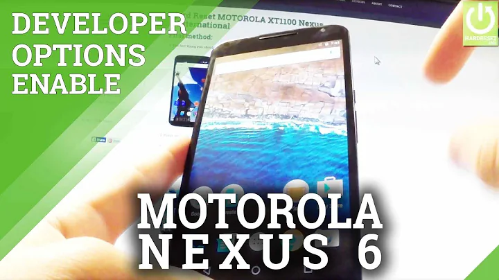 Developer Options in MOTOROLA XT1100 Nexus 6 - Enable USB Debugging
