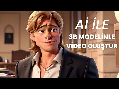 YAPAY ZEKAYLA 3B MODELLEMENİZLE HARİKA VİDEOLAR OLUŞTURUN | YOUTUBE'A YÜKLE PARA KAZAN