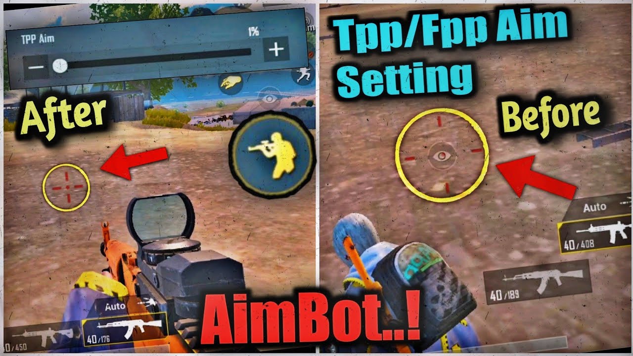 Tpp Aim Fpp Aim New Controls In Pubg Mobile Aimbot Settings Tips And Tricks Youtube