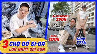 LẬT TUNG 3 CHỢ ĐỒ SI-ĐA LỚN NHẤT SÀI GÒN 👕 Tìm được hàng hiệu ĐỘC - LẠ - SIÊU RẺ | MâyBayVlog