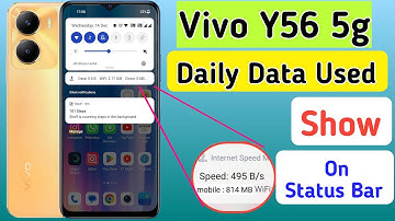 Vivo y56 Enable daily data Used | vivo y56 Enable Data Usage Notification Bar