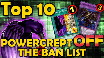 Top 10 Banned Cards That Were Power-Crept Off the Banlist in Yugioh