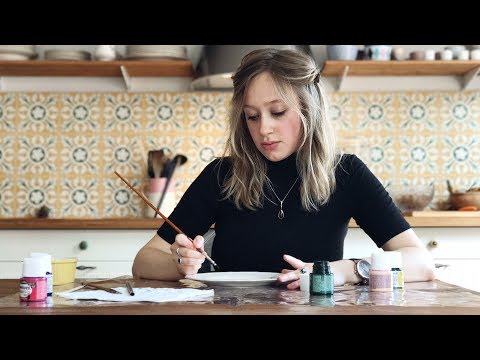 Vidéo: Comment Peindre Une Assiette
