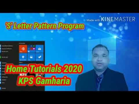 'S' Letter Shape or Pattern Program in Java