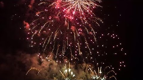 Fireworks Exploding Stock Video