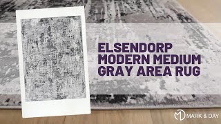 Elsendorp Modern Medium Gray Area Rug