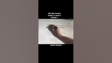 Central Tendency Problem 4 #mathteacher #mathtutor #mathcourse #mathshorts #centraltendency