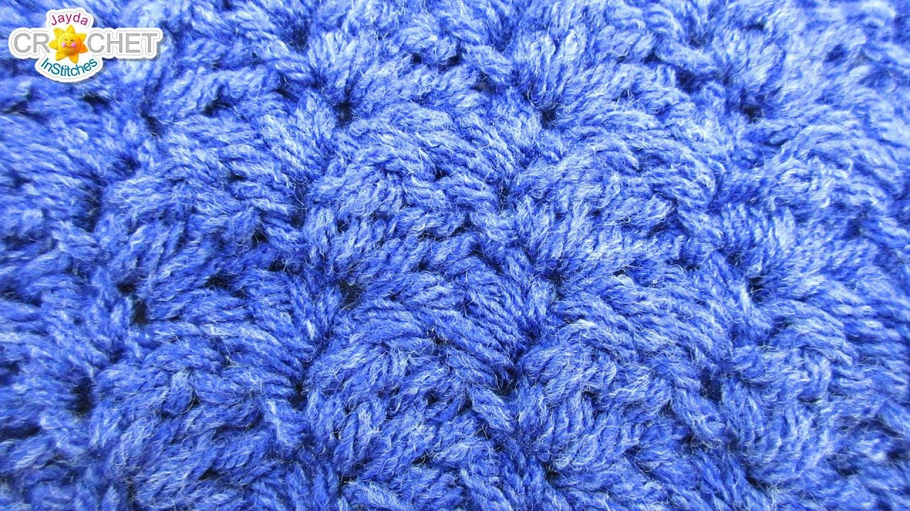 Falling Leaves Crochet Stitch - Calendar Blanket - April
