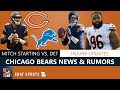 Chicago Bears News: Mitch Trubisky Starting, Nick Foles & Akiem Hicks Injury Updates, Bears vs Lions