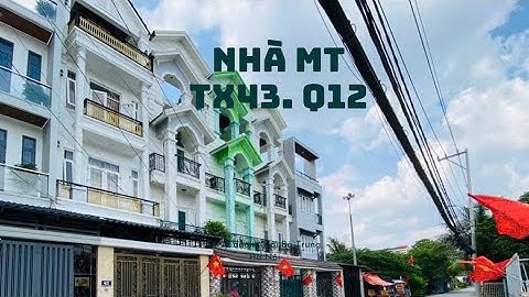 Bán Nhà Mặt Tiền Quận 12. 