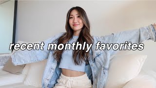 RECENT MONTHLY FAVORITES ? (fashion, skincare, makeup, home)