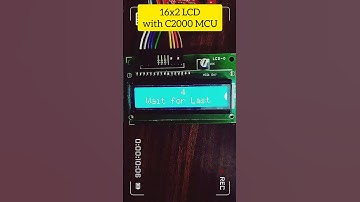 LCD display 16x2 interfacing with TI controller #LCD #display #displayproblem #programming