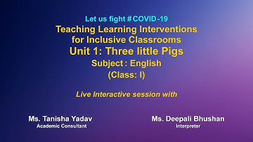 Live Interaction on PMeVIDYA : Teaching Learning Interventions for Inclusive Classroom