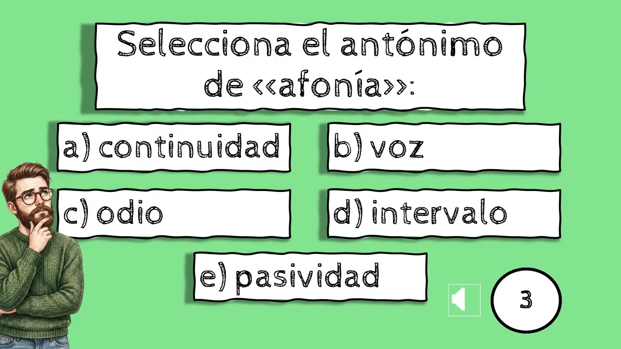 Antónimos en 15 minutos. Epi. Nº15. Razonamiento verbal. Pruebas de ingreso a Universidades
