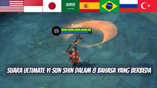 Suara Ultimate Yi Sun Shin Dalam 8 Bahasa Yang Berbeda Hero Mobile Legends