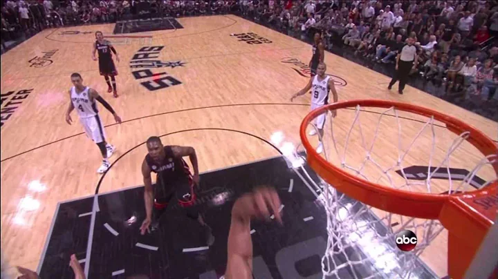 Tim Duncan Blocks On Lebron James In Game 4 In The Finals HD