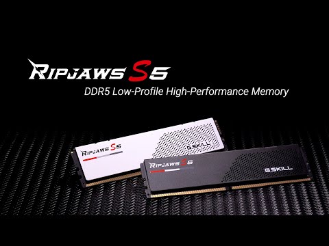G.SKILL Ripjaws S5 High Performance, Low Profile DDR5 Memory