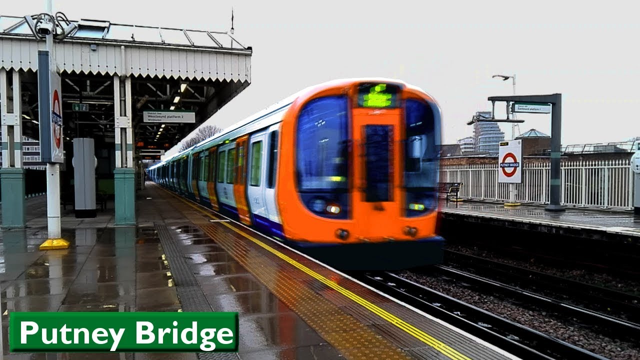 Putney Bridge District Line London Underground S7 Stock YouTube Putney Bridge District Line London Underground S7 Stock YouTube