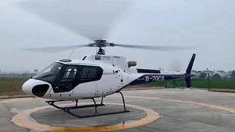 AS350B3e Engine ground run
