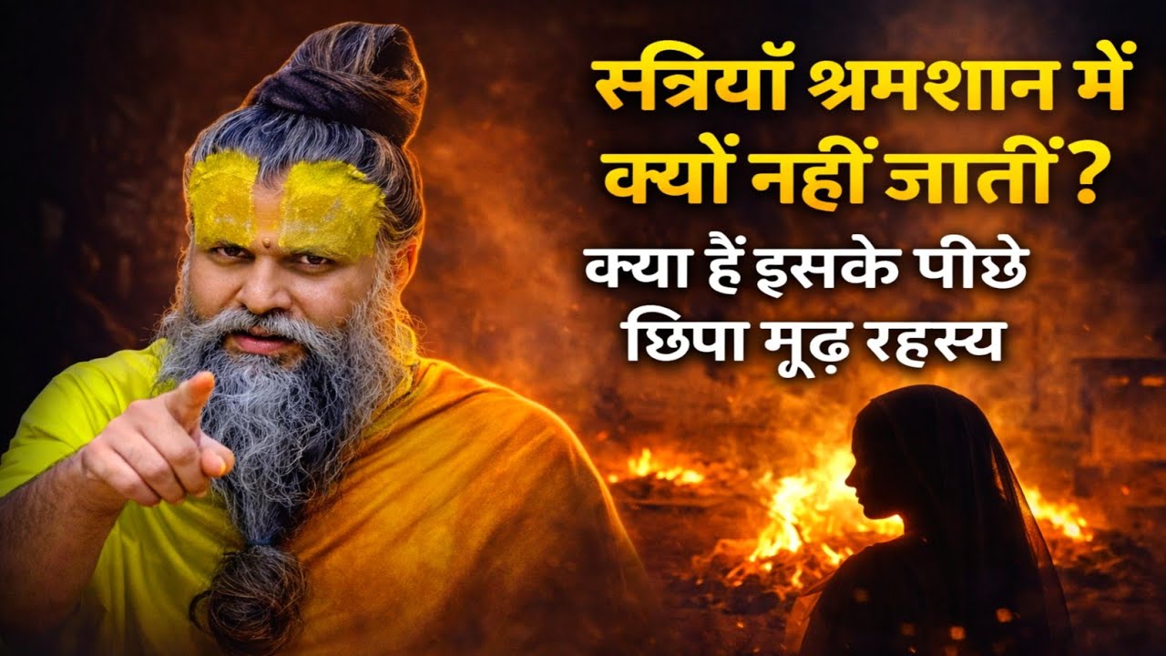 स्त्रियाँ श्मशान में क्यों नहीं जातीं? क्या है इसके पीछे छिपा गूढ़ रहस्य Motivation Pravachan Video