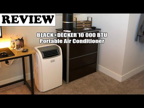Black+decker 10,000 BTU Portable Air Conditioner with Remote