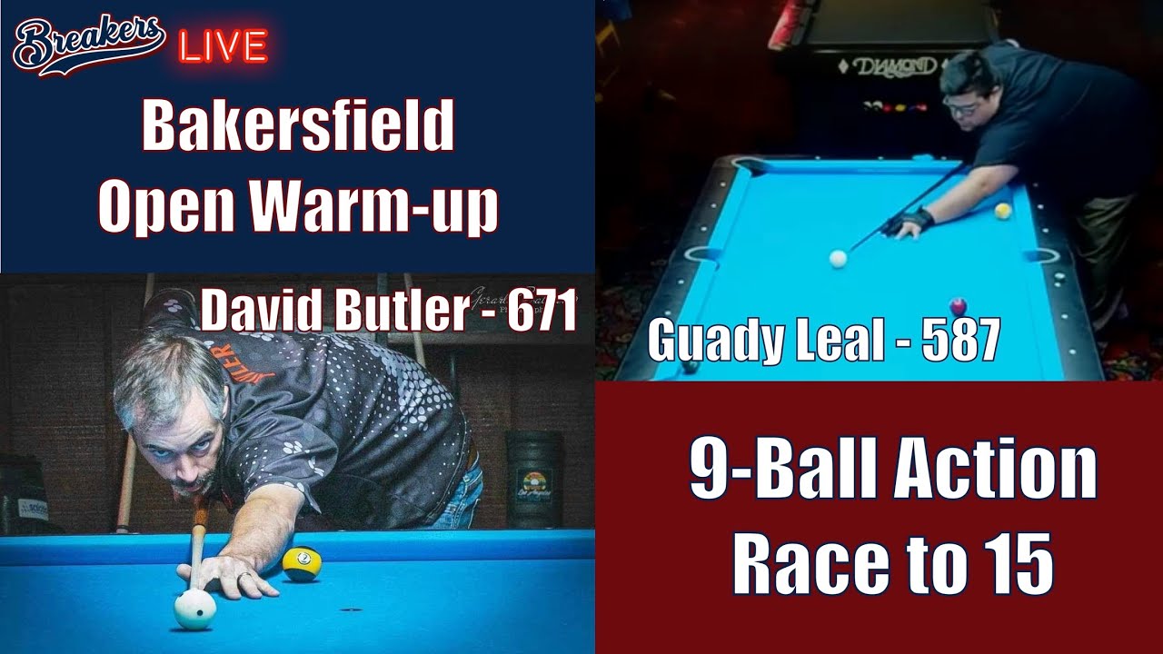 Image of video the 9-Ball Action - David Butler vs Guady Leal 200 ITM 8