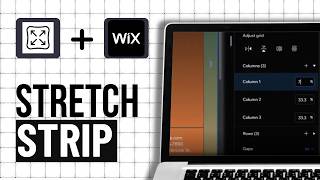 How To Stretch Strip With Columns In Wix (Step By Step)
