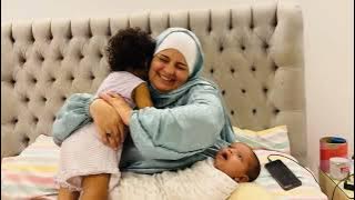 استقبال حار من العيال بعد رجوعهم من اسكندريه  وخدتهم من الدار للنار
